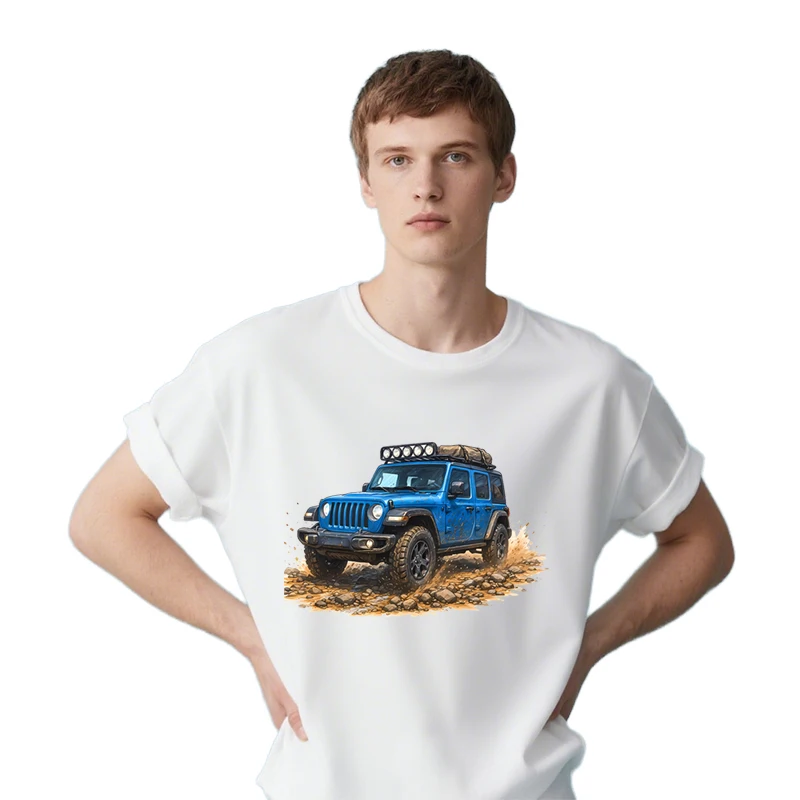 Off-road racing DTF clothing  heat transfer motorcycle DIY T-shirt  jacket  canvas bag  vinyl decal  washable