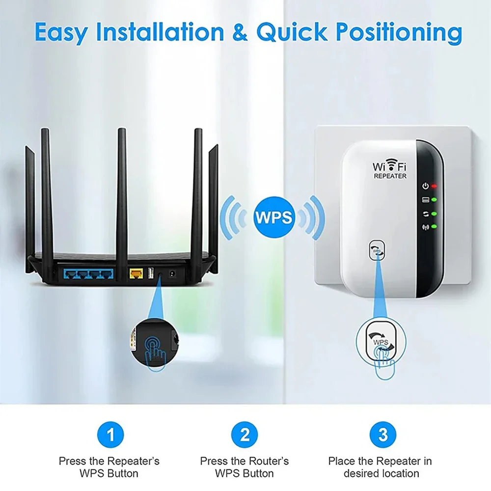 300Mbps اللاسلكية واي فاي مكرر عن بعد موسع واي فاي واي فاي شبكة مكبر للصوت 802.11N الداعم مكرر واي فاي ريبيتر للكمبيوتر