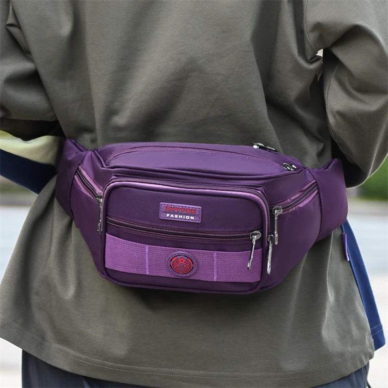 Unisex Multifunktionale Hüfttasche Große Kapazität Wasserdicht Oxford Business Pack Trendige Umhängetasche Brusttasche für Reisen Arbeit – Detail 4