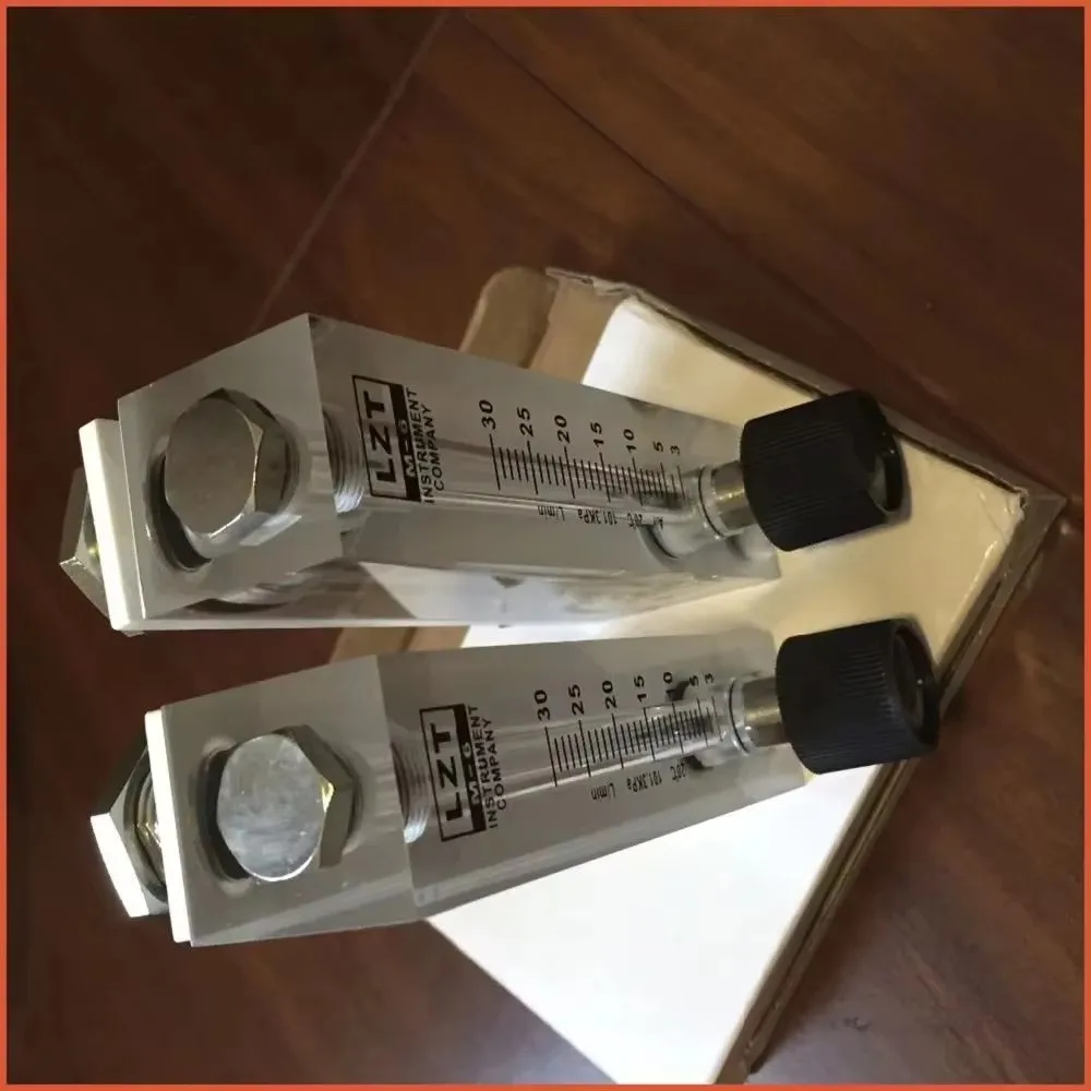 

LZT-6T 0.5-5 L/min Square Panel Type Gas Flowmeter Air Flow Meter rotameter LZT6T Tools Flow Measuring