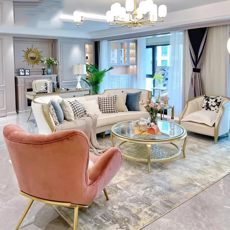 منتصف القرن مصمم أريكة خارجية فاخرة صالة فردية شرفة غرفة المعيشة الأرائك الشمال الحد الأدنى موبليس أثاث المنزل #4