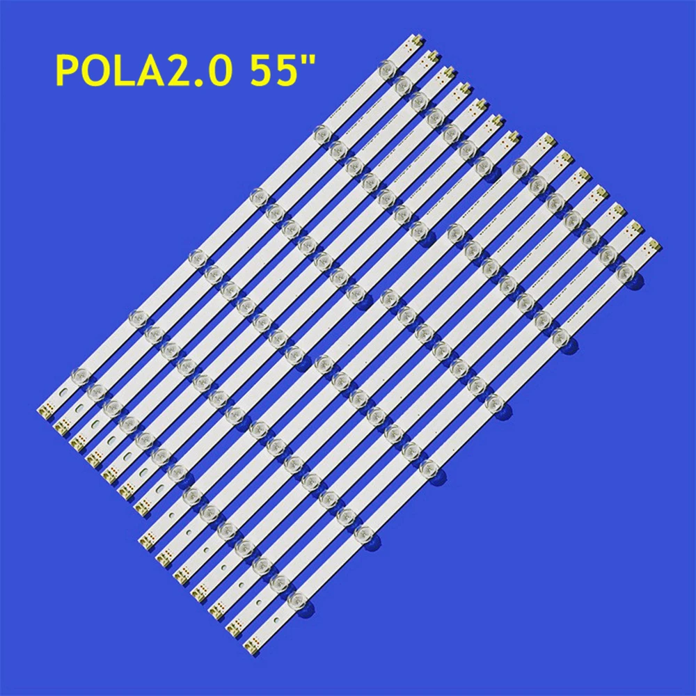 

LED Backlight Strip For 55LA6200 55LN5400 55LN5700 55LA6130 55LA6150 55LA613V 55LA615V 55LA616V Innotek POLA 2.0 55" A B Type
