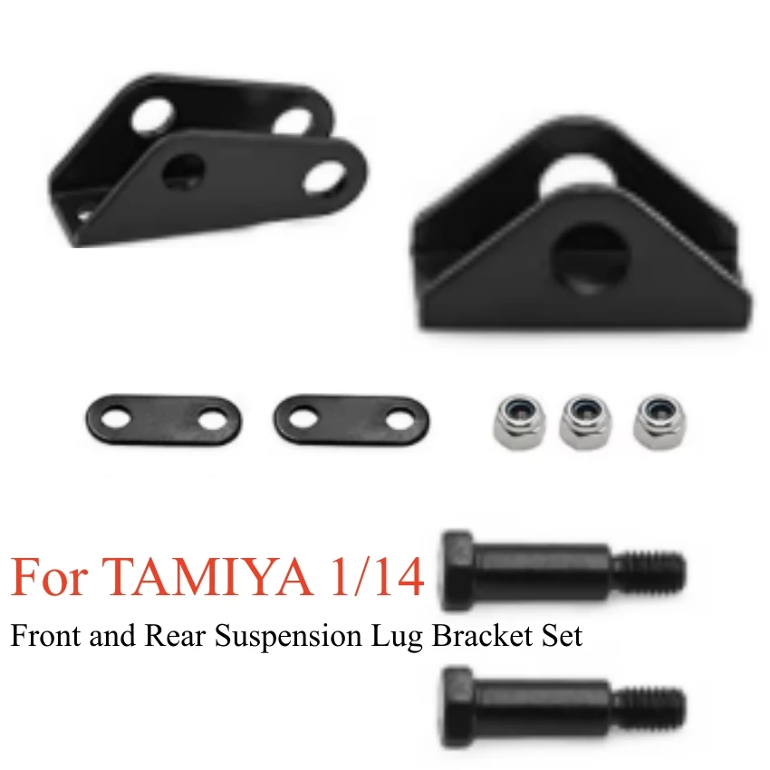 

For TAMIYA 1/14 Tractor Model Car Front and Rear Suspension Lug Brackets RZ023 RC Car Accessories