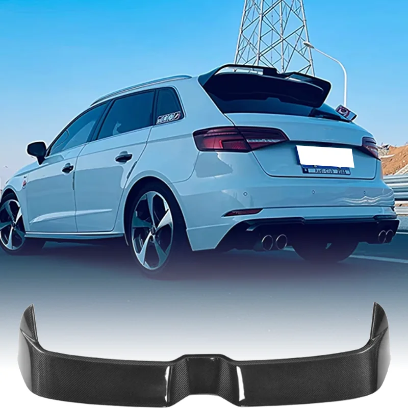 

Oettinger Style Roof Spoiler For Audi A3 Hatchback 2014 - 2020 High Quality ABS Plastic Car Rear Trunk Roof Lip Spoiler