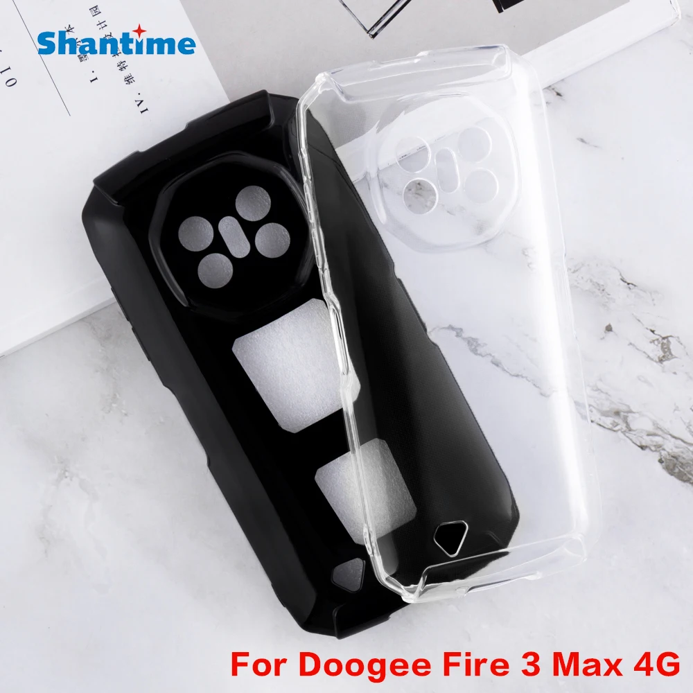 Case for Doogee Fire 3 Max 4G TPU Shockproof Rubber Cover Protective Flexible Shell