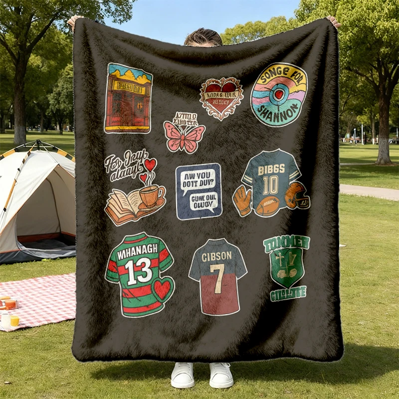 of Tommen Bookish Comfy Blanket, Johnny Kavanagh Keeping 13, Binding 13 Chloe Walsh Colors Cozy Blanket Flannel Throw Fl