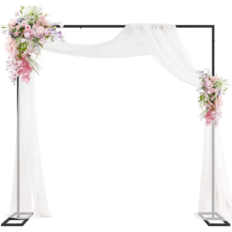 Heavy Metal Square Adjustable Background Bracket Kit Wedding Arch Frame