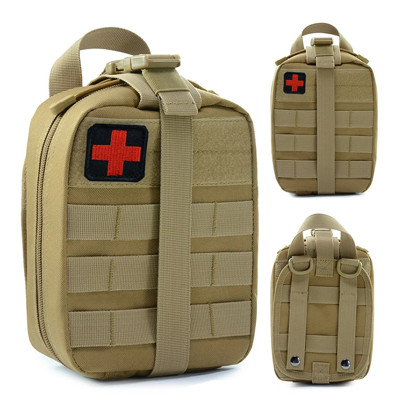 EDC Bag Tactical Molle Medical IFAK Pouch EMT Emergency Rip-Away Survival Utility Car First Aid Bag Gadget Waist Bag Accessories