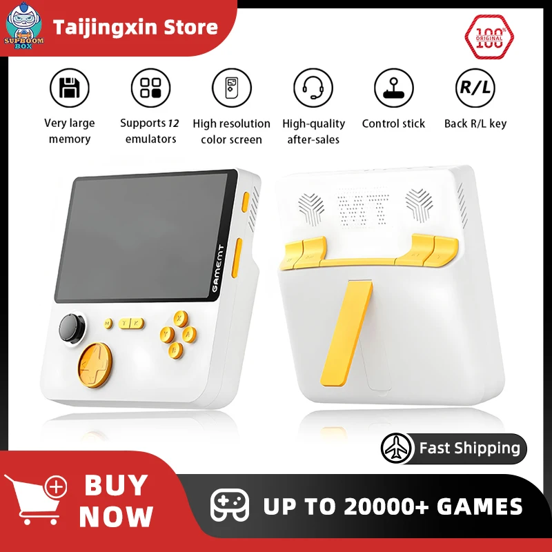 

Original E5 Handheld Game Power Bank Console 5 Inch IPS HD Large Screen GAMEMT5 Fast Charging Retro Game Console Xmas Gift