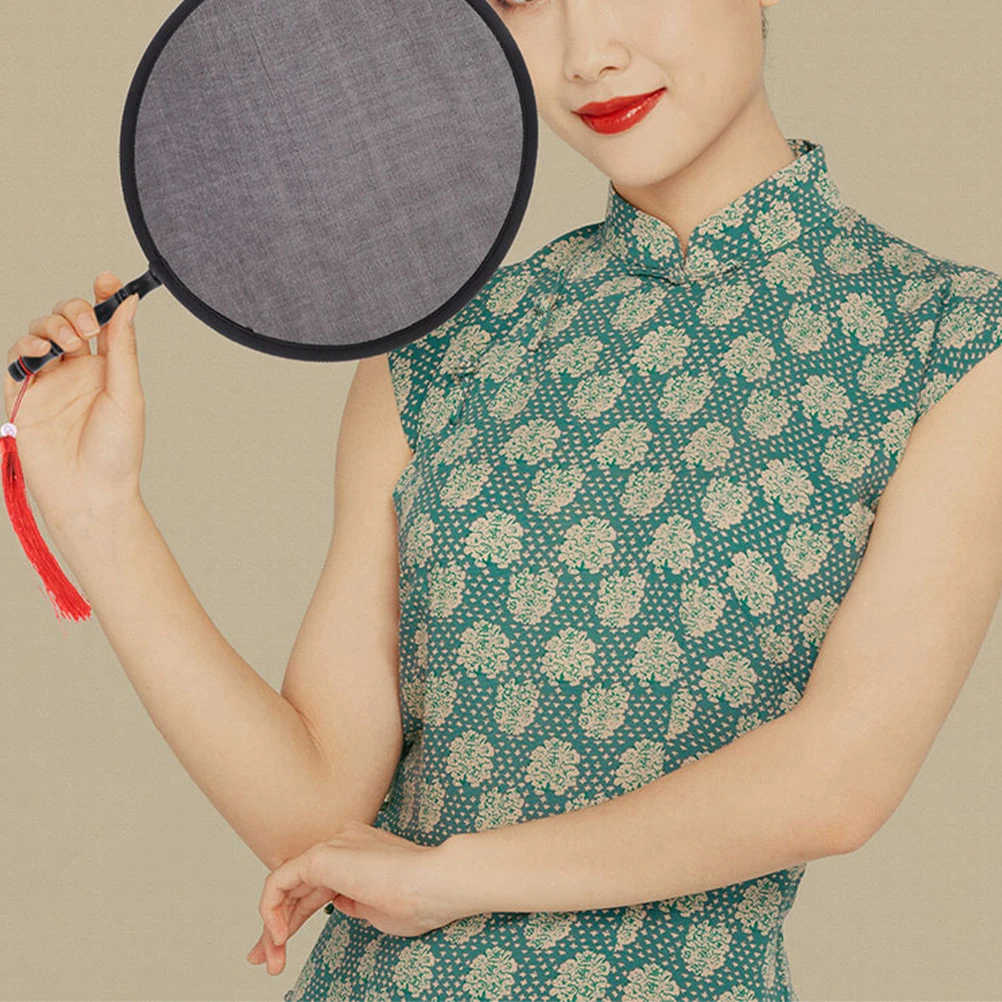 

4 pcs Folding Hand Fans Portable Round Fan For Travel Outdoor Wedding Decor Foldable Fans Lightweight Cooling Accessory