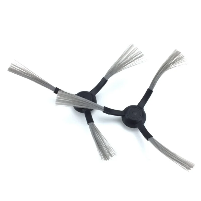 فرشاة جانبية مكنسة 4 قطع لقطع غيار المكنسة الكهربائية الروبوتية Mi 1C قطع غيار الفرشاة الجانبية فرشاة جانبية سوداء