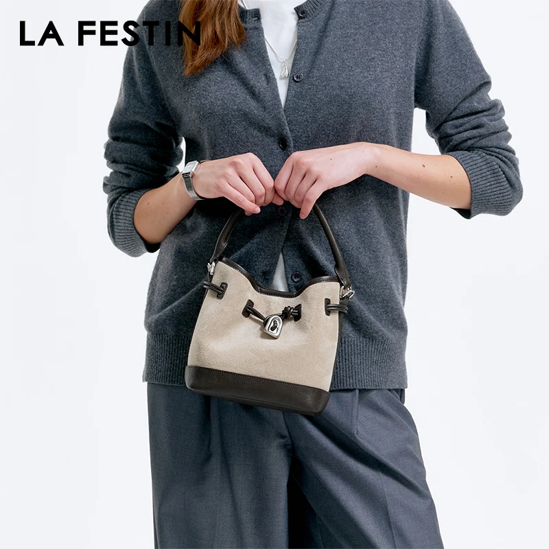 

LA FESTIN Original Brand Handbags Luxury Designer 2025 New Mini Bag Bucket Bag Crossbody Bag for Women Fashion Shoulder Bags