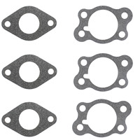 6 Pcs Carburetor Gasket EZGO Gas Golf Cart 295cc 350cc 4-Cycle Robin Marathon Medalist TXT Freedom ST Sport ST350 MPT Workhorse