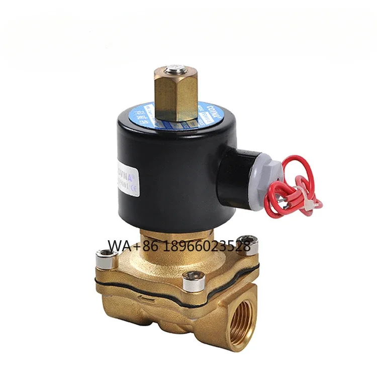 

normally closed normally open 2W brass solenoid valve zero pressure start two-way valve