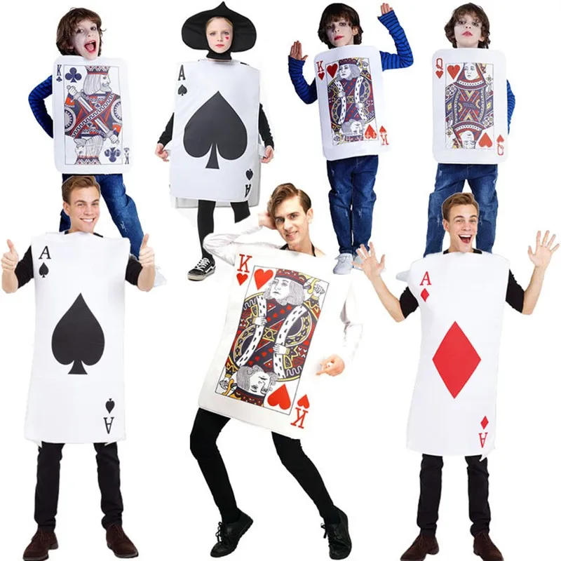 halloween-poker-themed-costume-red-heart-k-diamond-black-ace-stage-performance-props-cosplay-outfit-women's-ethnic-fashion