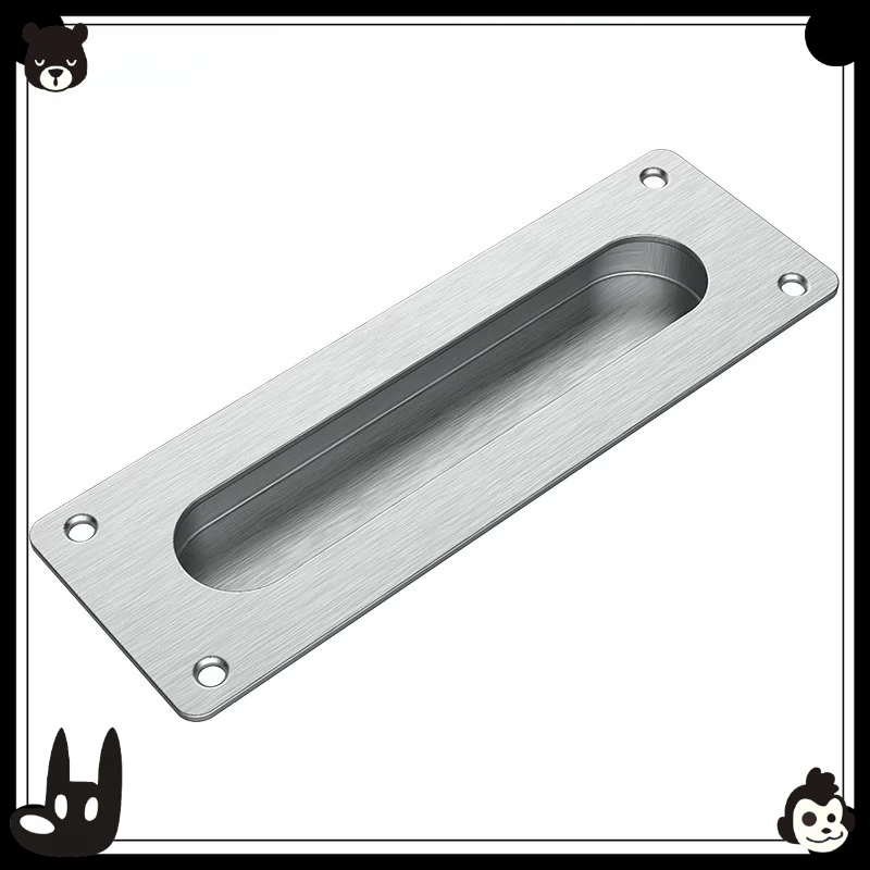 304 Stainless Steel Recessed Handle for Sliding Door Invisible Embedded Cabinet Pull