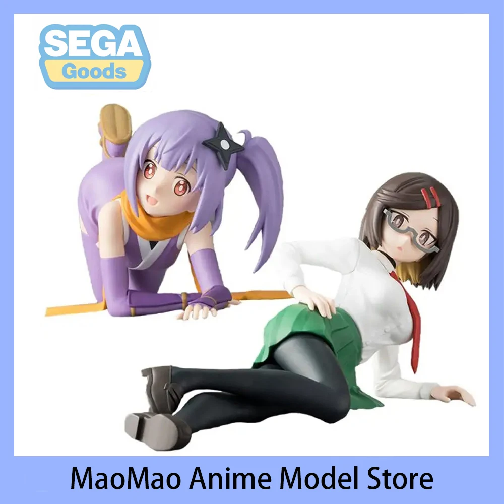 

In Stock Original SEGA PM Ninja to Koroshiya no Futarigurashi Konoha Koga Satoko Kusagakure Genuine Anime Figure Child Toys