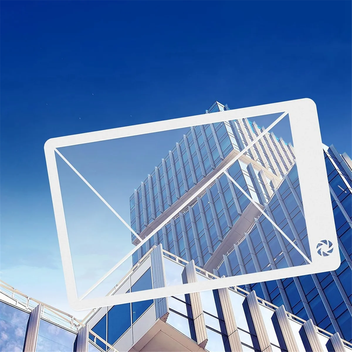 3 pezzi di telemetri Composizione Fibonacci View Finder Rapporto dorato Visualizzazione foto Posizionamento Righello Visualizzatore HY