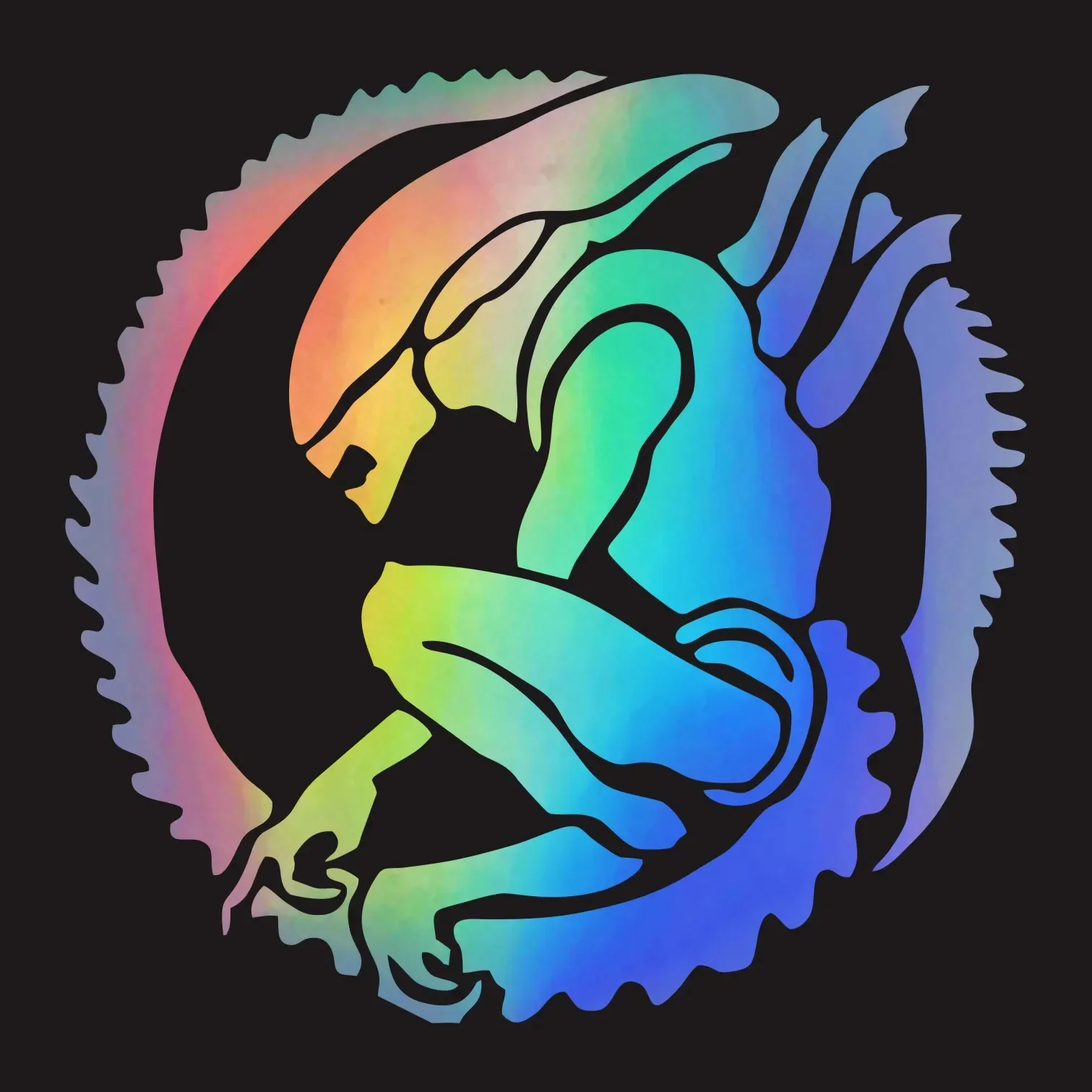 personalità alieno adesivo per auto arte auto moto camion corsa SUV paraurti laptop valigia vinile decalcomania PVC all'ingrosso