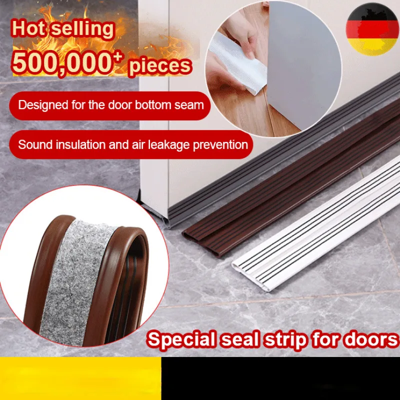 Windproof warm noisereducing door seam sealing felt strip