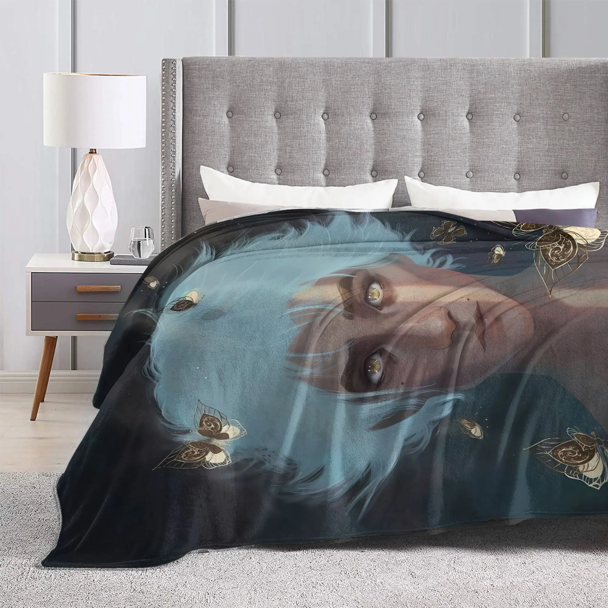 غامض فيكتور لعبة بطانية ثلاثية الأبعاد طباعة دافئة لينة الجدة أفخم رمي بطانية لغرفة المعيشة نزهة الفانيلا المفرش غطاء السرير