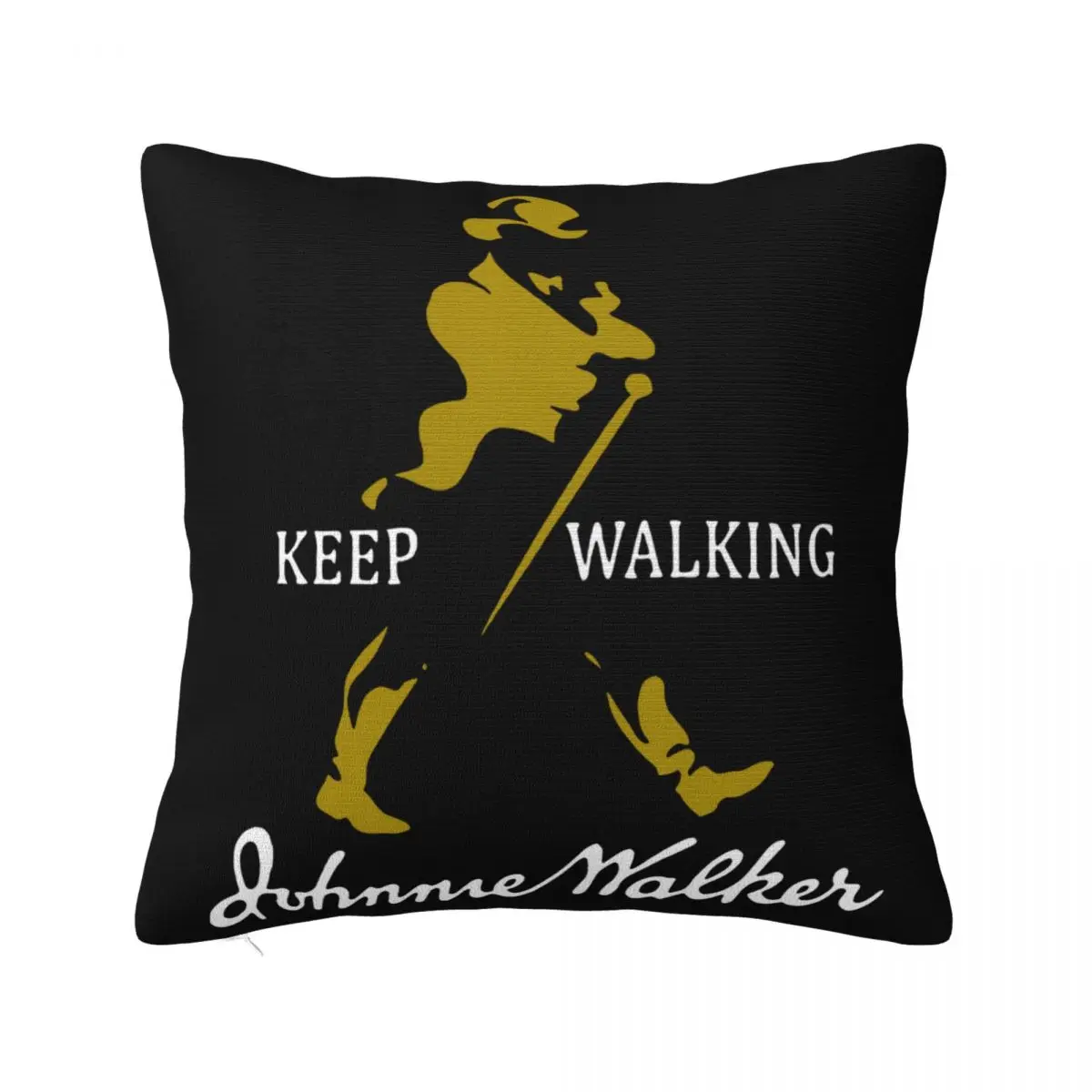 Johnnie Walker Keep Walking Men Rap Hip Hop Crewneck Fitness Hipster Designs 3D Autumn Print Beautiful Man Pillow Case