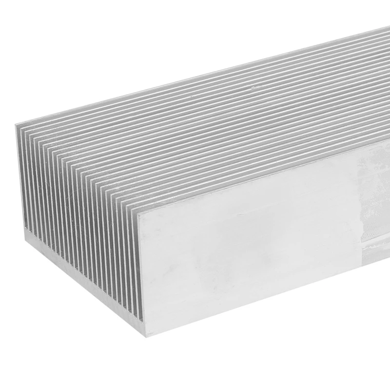 Aluminum Heat Radiator Heatsink Cooling Fan 200X69x37mm Silver Tone