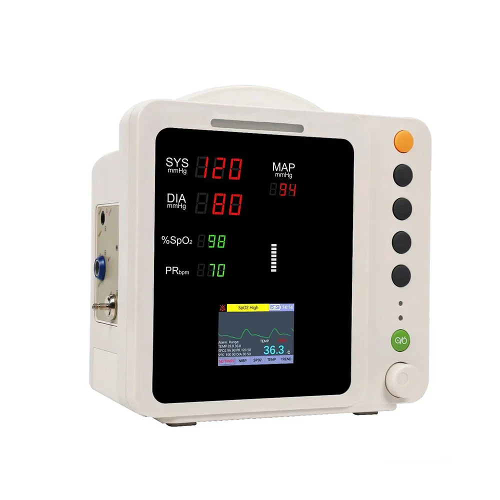 Hospital Patient Monitoring Three-parameter Monitor Vitals Signs Patient