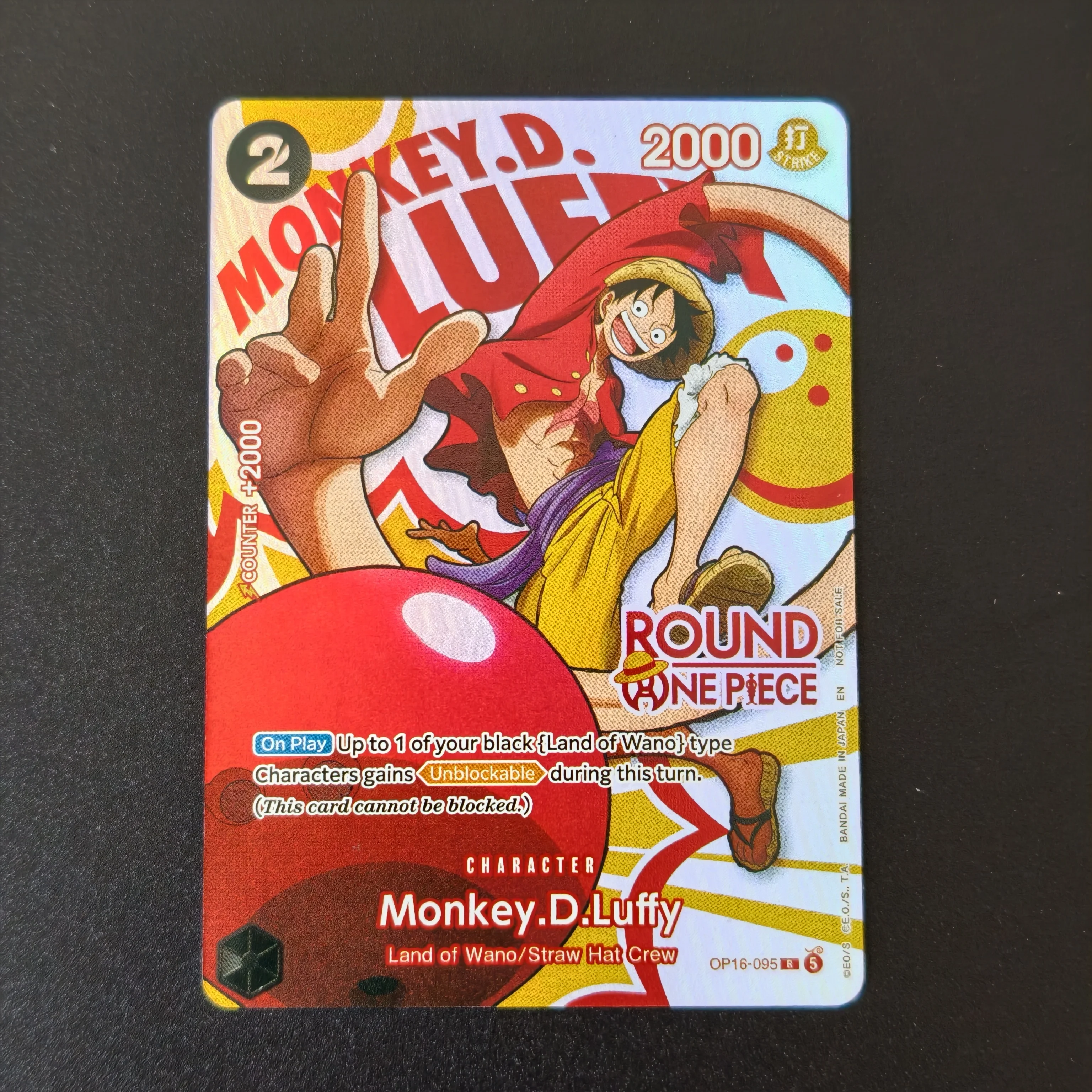 DIY One Piece Promo Cards TCG ROUND Series Monkey D Luffy Chopper Nami Robin Sanji Usopp Tony Tony Chopper TCG Collection Card