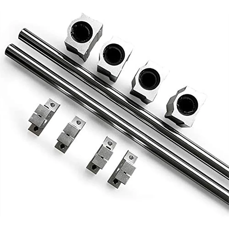 10 Pieces / Set Of Optical Axis Linear Axis Od12mm 400Mm + SCS12UU Linear Bearing Seat + SK12 Bearing Support 12Mm 400Mm image 6