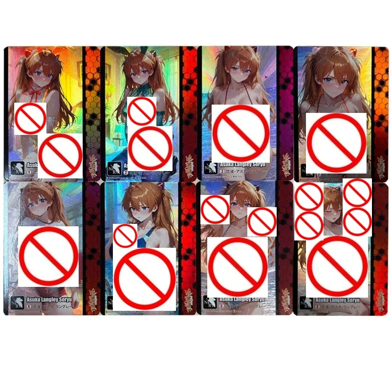 

Набор из 8 складных флеш-карточек EVA: Аска Лангли Сорю, Аянами Рей, Акаги Рицуко. Коллекционные игровые карточки-игрушки с персонажами аниме. Подарок.