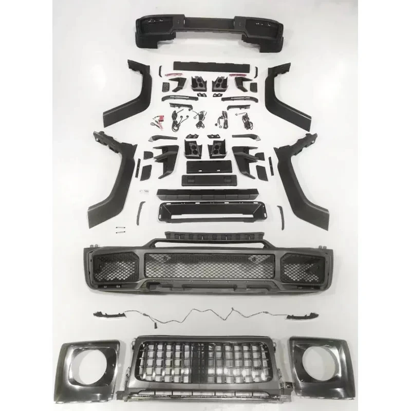 

Новейший новый обновленный комплект внешнего кузова класса G Wagon для G550 G350 W463, модифицированные аксессуары, полный комплект в стиле B