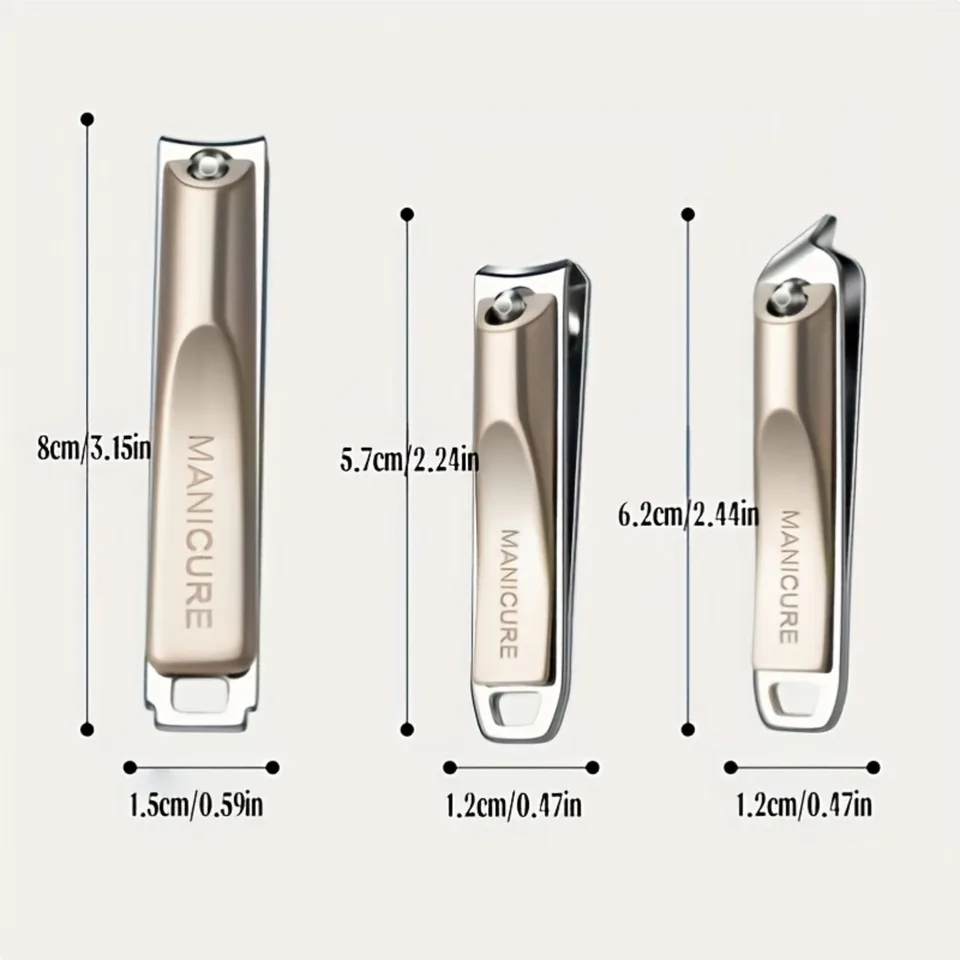 Professional Stainless Steel Manicure Set with Case
