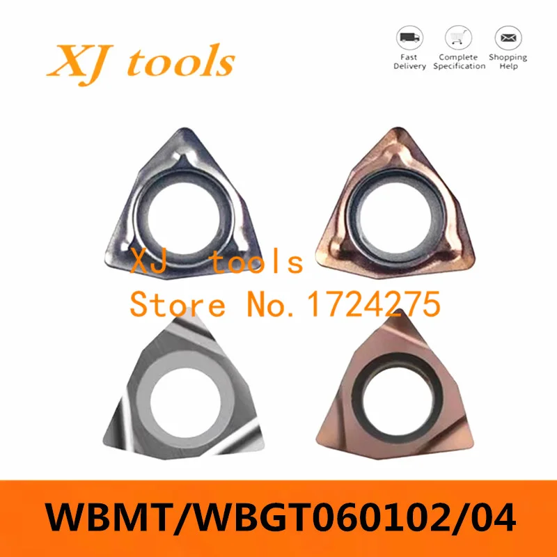 10PCS WBMT060102 WBGT060102 L-F/WBGT060104L-F Carbide Insert,Small Tools Turning Tool Holder Boring Bar Cnc Machine Tools Parts