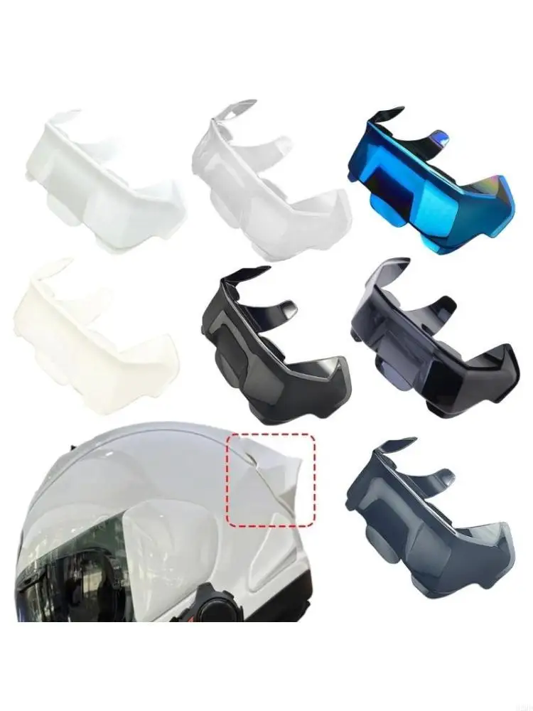

Aggressive Styling Helmet Rear Spoiler ABS Construction Tool Installation For Riders