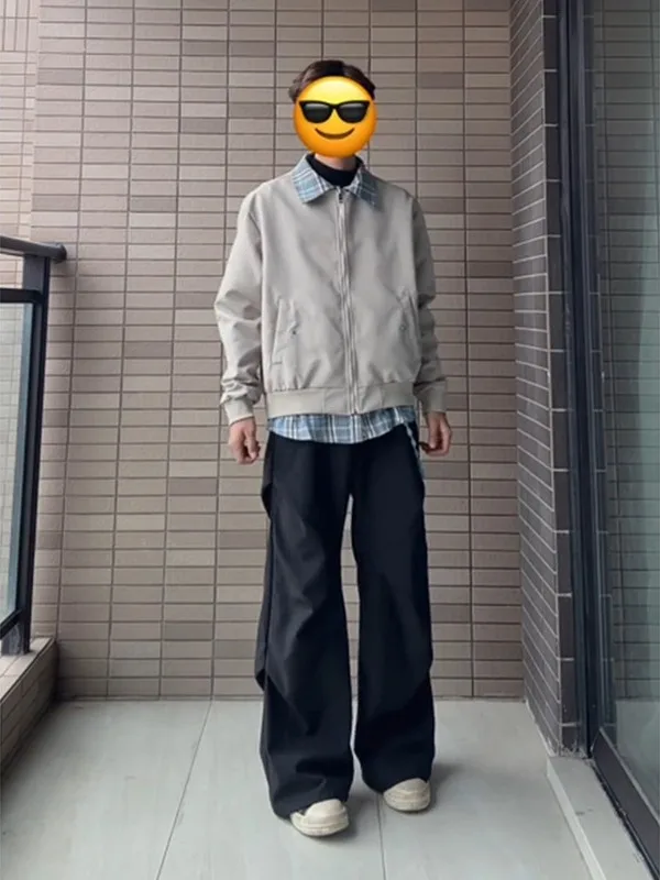 

Мужские расклешенные брюки в американском стиле, студенческие, трендовые, с 3D-плиссировкой, костюмные, повседневные, для отдыха, крутой стиль