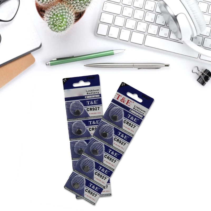 5Pcs/10Pcs CR927 버튼 셀 배터리 3V 리튬 배터리 CR 927 시계 계산기 및 원격 제어 자동차 키