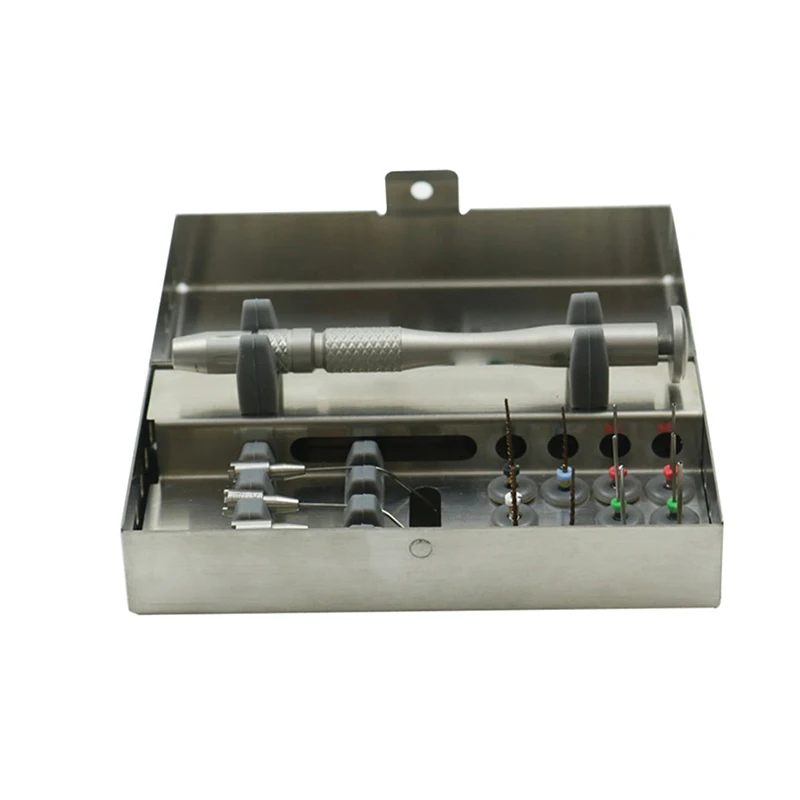 Tandheelkundige Wortelkanaalbehandeling Bestand Extractor Herbruikbare Houder Tanden Schade Verwijdering Kit Nikkel Titanium Bestand Breaker Separator Voor Mondkliniek