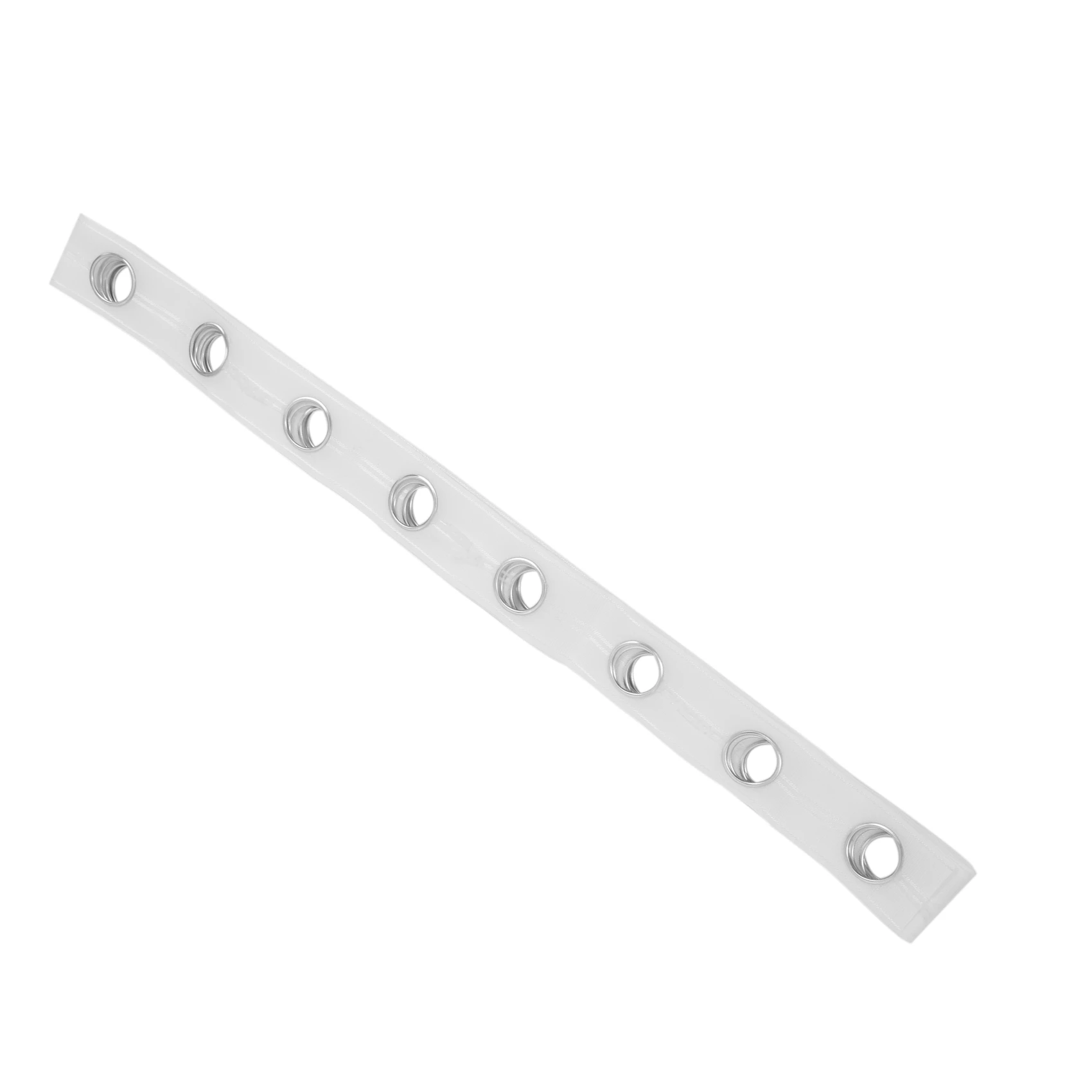 ABJN-4X 5M Eyelet Curtain Tape 40 Rings Accessories Sewing Silver Curtains Blinds New