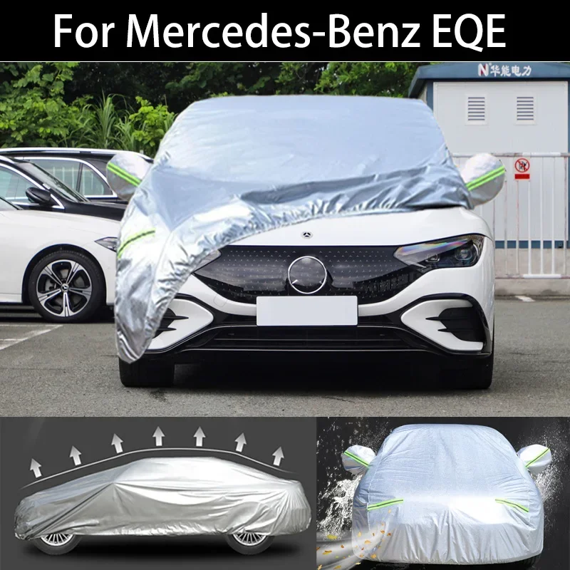 

For Mercedes-Benz EQE Car Cover Dustproof Outdoor Indoor UV Snow Resistant Sun rain Protection waterproof hail cover for car