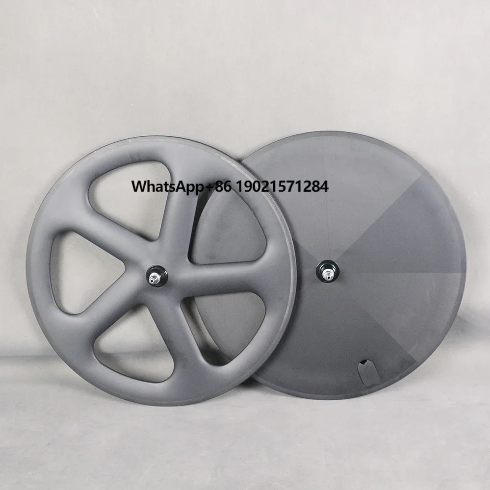 

Full Carbon 5 Spokes Closed Wheels for Track/road/disc Bike Carbon Wheels Carbon Rims Clincher/tubular Spokes Wheelset Bicycle