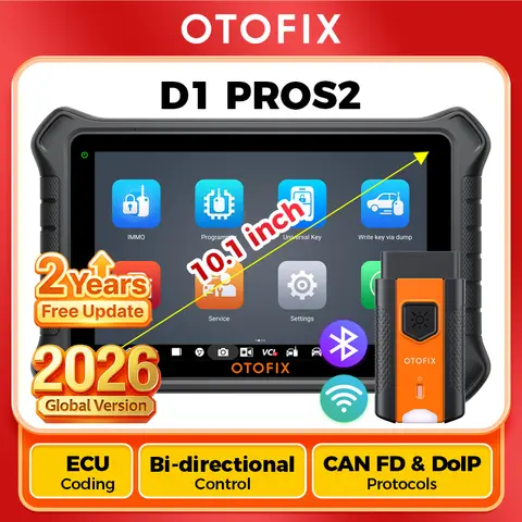 OTOFIX D1 PROS2 Diagnostic Scanner ECU Coding Bi-Directional Control Diagnostic Tools CANFD DoIP 2 Years Update D1 PROS