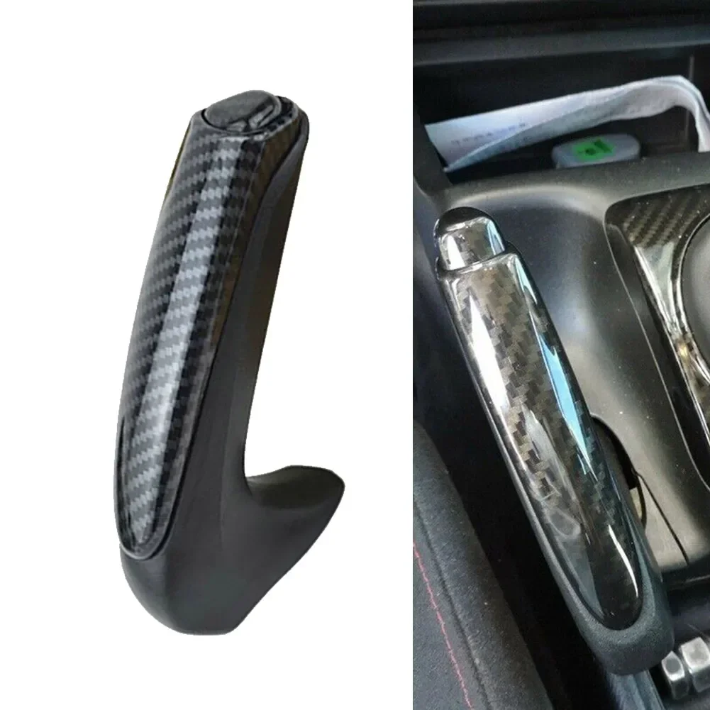 Carbon Fiber Front Hand Brake Trim Cover For Honda Civic Coupe Sedan 2006 - 2011 Handbrake Lever Knob Moulding Decals