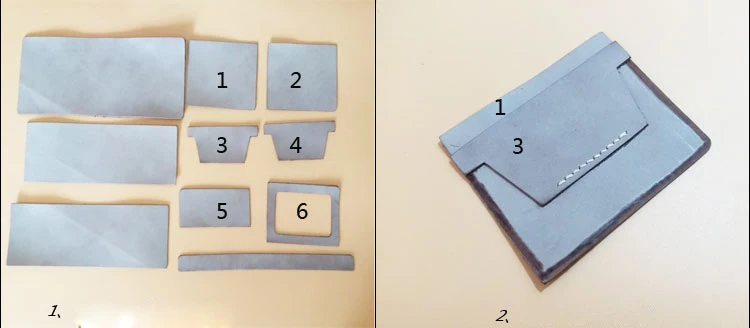 

1 компл./лот, дизайнерский мужской кожаный кошелек для рукоделия, кошелек с шитьем, шаблон из ПВХ с держателем для карт, бит для фотокарточек