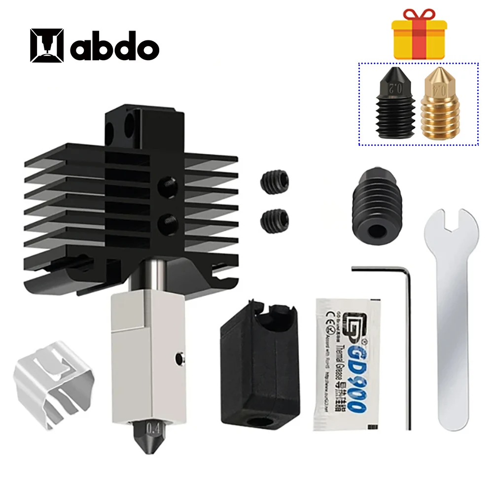 

3d Printer Parts for Bambu X1 X1C for bambulabs p1s nozzle Bamboo Hotend 3d printer nozzles for Bambu lab X1 X1C P1P hotend P1S