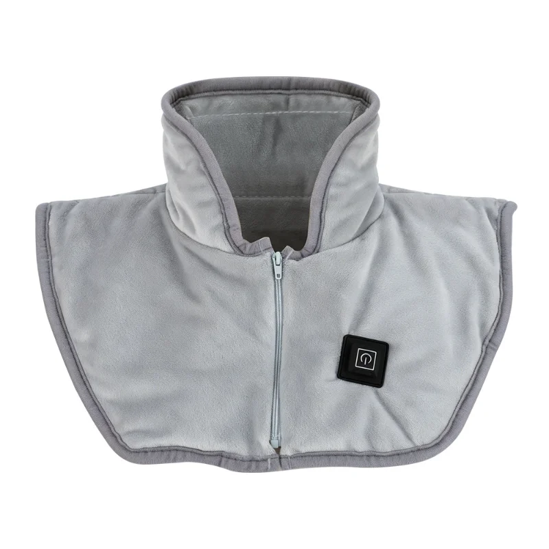 USB Electric Heated Shoulder Neck Wrap Zipper Adjustable Temperature Heating Pad Thermal Therapy Shawl Cape for Pain Relief
