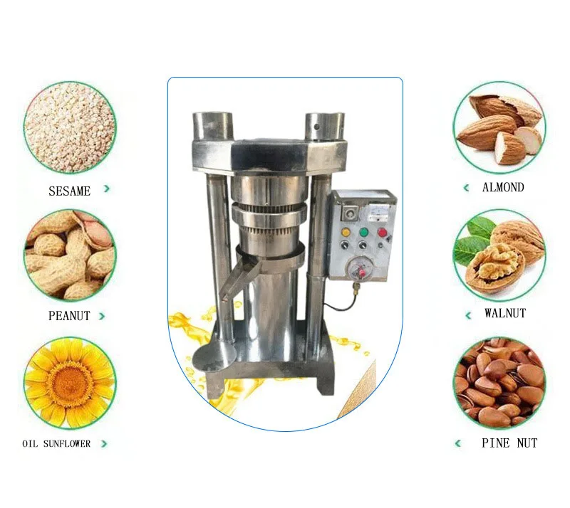 for Commercial Electric Hydraulic Oil Press  peanut oil extracting machine Flaxseed  Olive  Sesame  Avocado