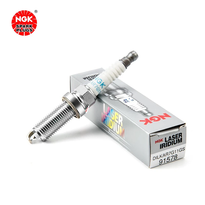 NGK Iridium Platinum Automotive Spark Plug DILKAR7G11GS 91578 for the Odyssey Accord New Fit（4PCS)