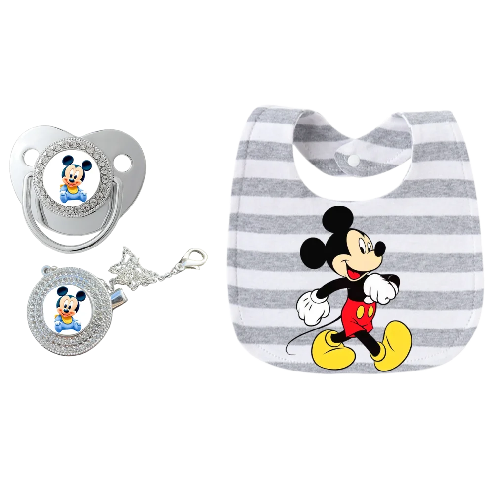

Baby feeding products Silver pacifier pacifier holder newborn feeding bib Kawaii baby teething stick unique design newborn bath