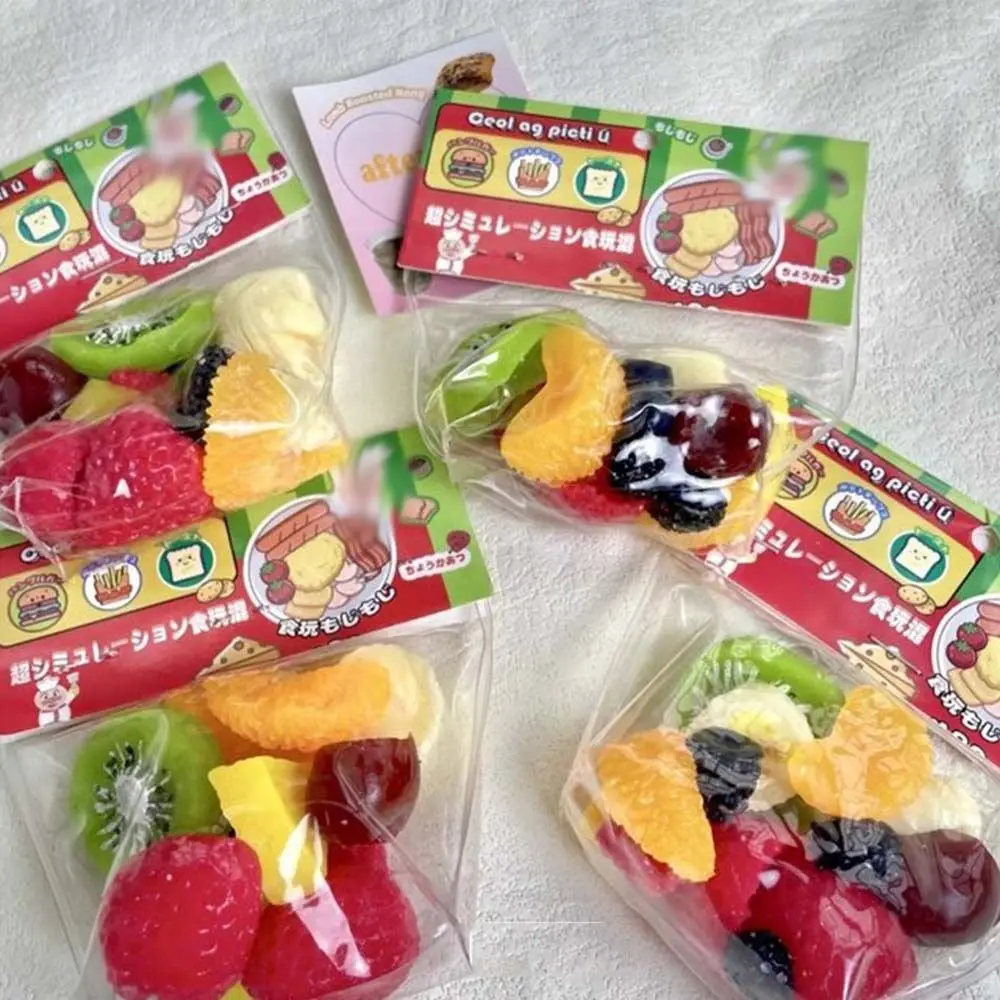 Nette Lachs Simulierte Frucht Squeeze Spielzeug Sensorischen Spielzeug Reis Ball Prise Dekompression Spielzeug 3D TPR Cartoon Zappeln Spielzeug Praktische Witze